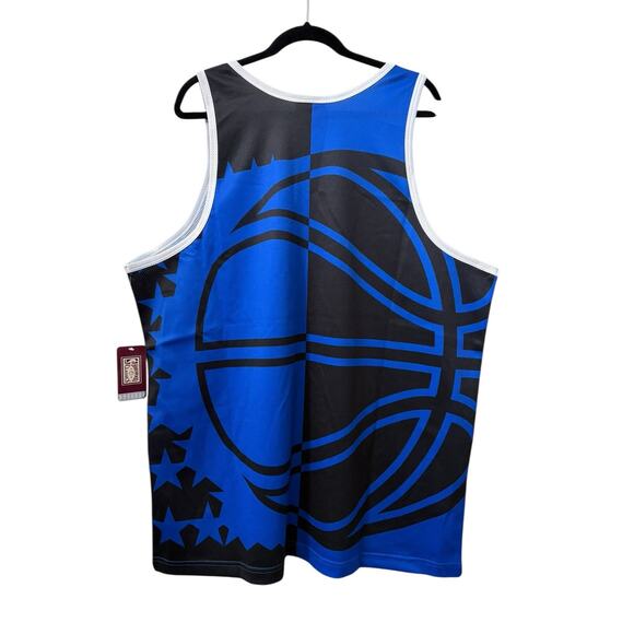 NWT! Mitchell & Ness Grant Hill Blue/Black Orlando Magic Sublimated Jersey- 2XL - Picture 5 of 8